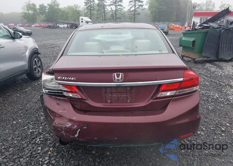 2013 Honda Civic Lx из США, поврежденный, VIN 2HGFB2F53DH528041